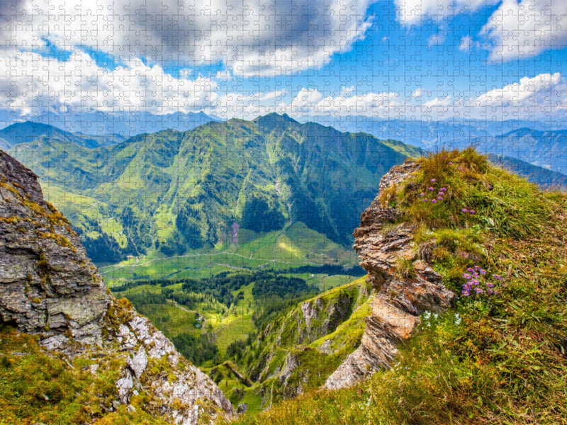 Es grüßt das Wolfbachtal - CALVENDO Foto-Puzzle'