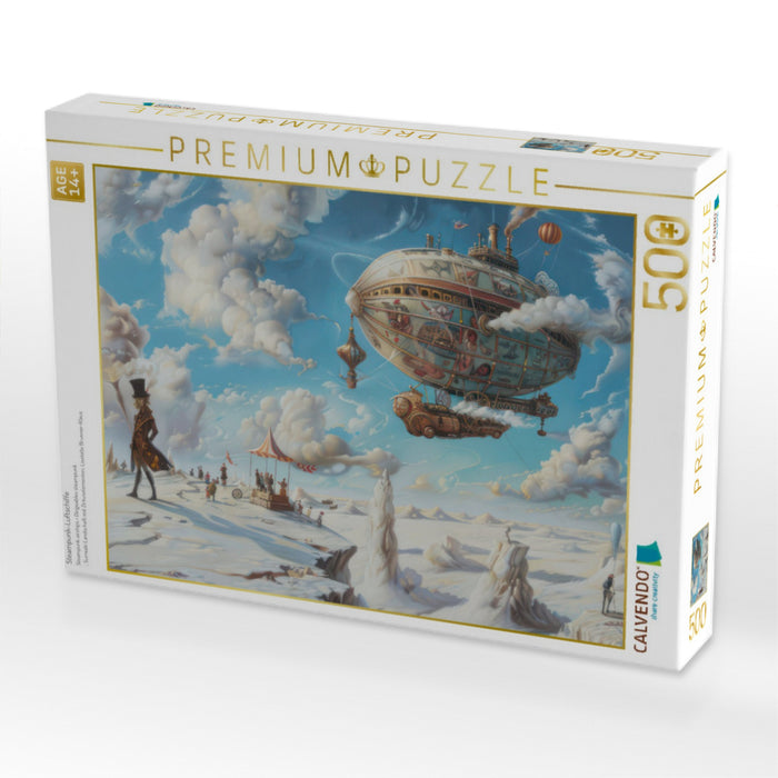 Steampunk-Luftschiffe - CALVENDO Foto-Puzzle'