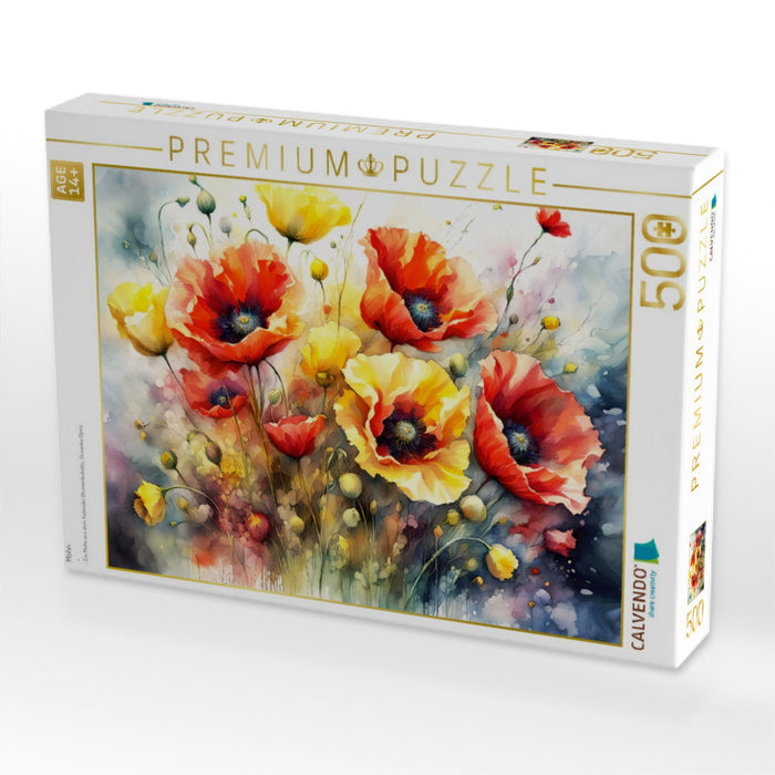 Mohn - CALVENDO Foto-Puzzle'