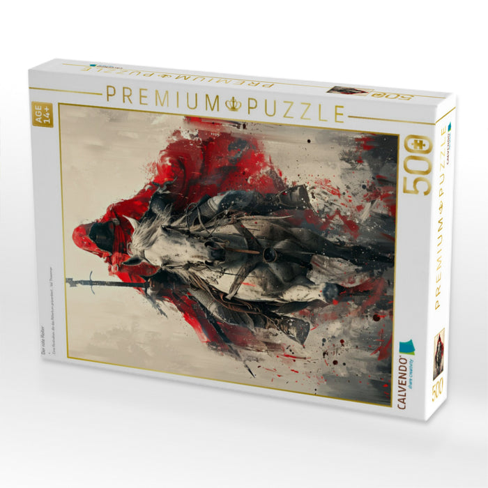 Der rote Reiter - CALVENDO Foto-Puzzle'