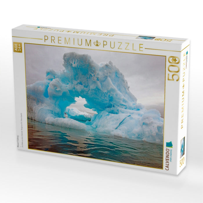 Blauer Eisberg - CALVENDO Foto-Puzzle'