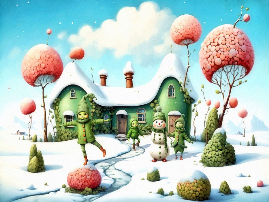 Schneespaß - CALVENDO Foto-Puzzle'