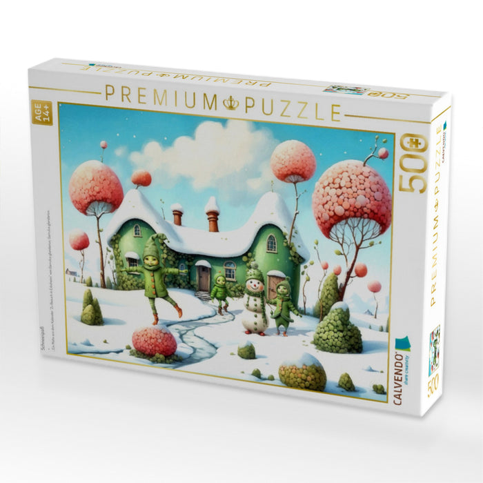 Schneespaß - CALVENDO Foto-Puzzle'