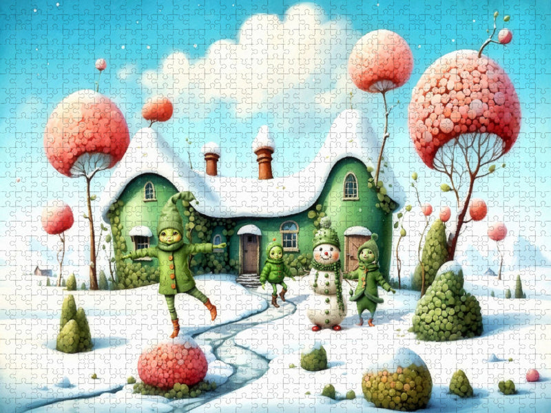 Schneespaß - CALVENDO Foto-Puzzle'