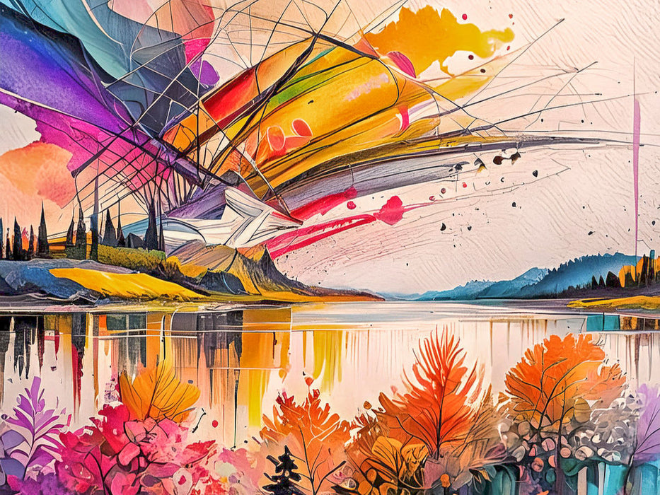 Bergsee - CALVENDO Foto-Puzzle'