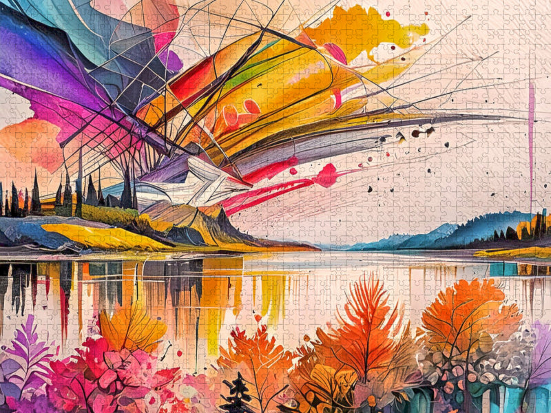 Bergsee - CALVENDO Foto-Puzzle'