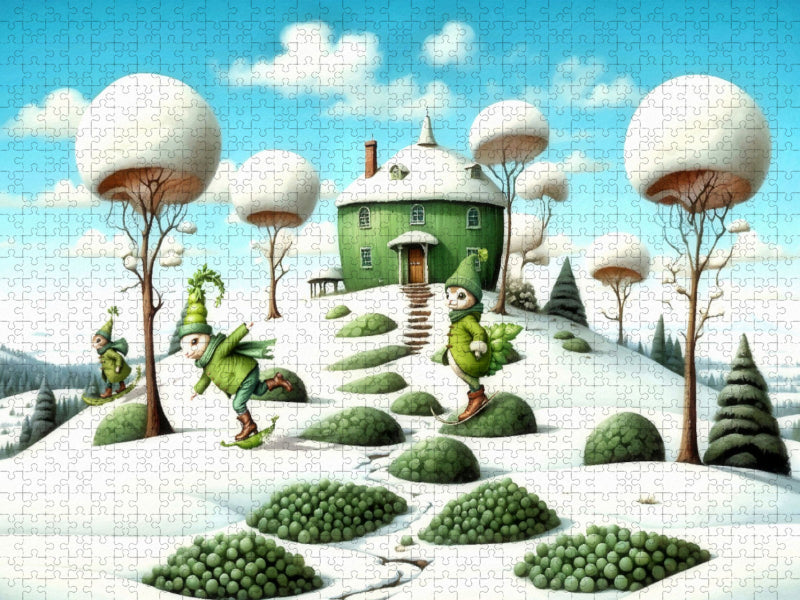 Wintersport - CALVENDO Foto-Puzzle'