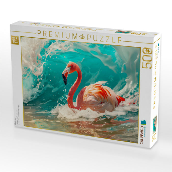 Flamingos - CALVENDO Foto-Puzzle'