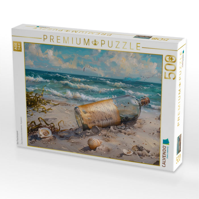Die Flaschenpost - CALVENDO Foto-Puzzle'
