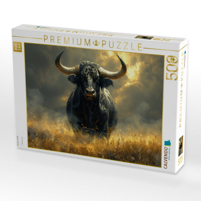 Stolzer Bulle - CALVENDO Foto-Puzzle'
