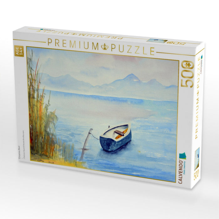 Einsames Boot - CALVENDO Foto-Puzzle'