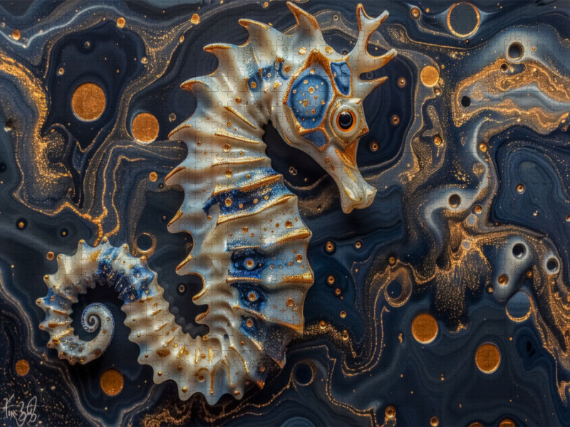 Seepferdchen - CALVENDO Foto-Puzzle'