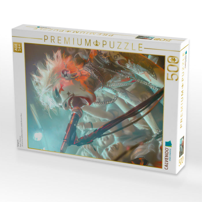 Sängerin - CALVENDO Foto-Puzzle'