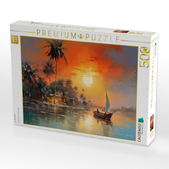 Im Abendrot - CALVENDO Foto-Puzzle'