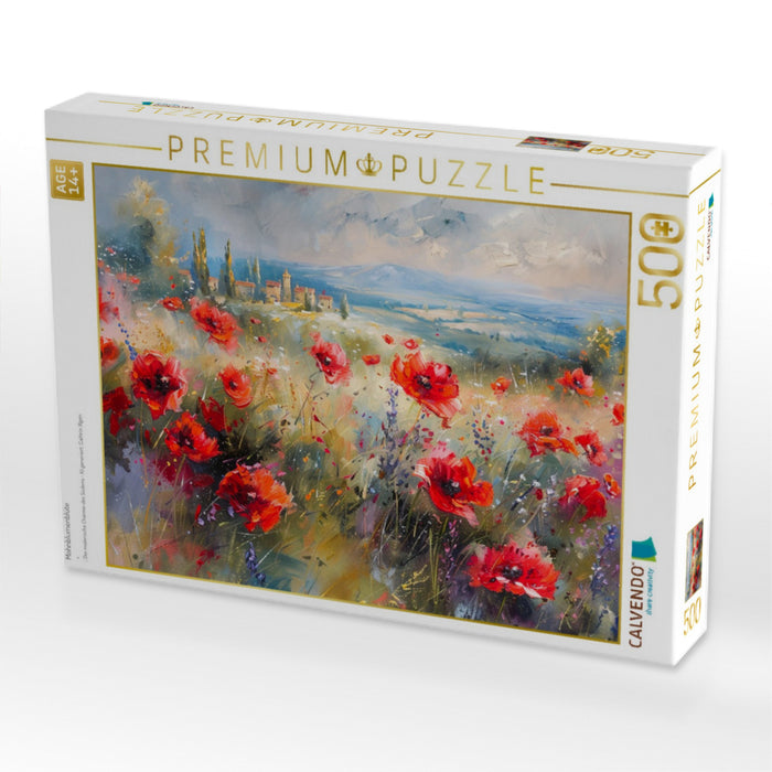 Mohnblumenblüte - CALVENDO Foto-Puzzle'