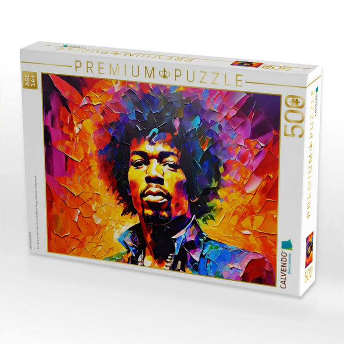 Jimi Hendrix - CALVENDO Foto-Puzzle'