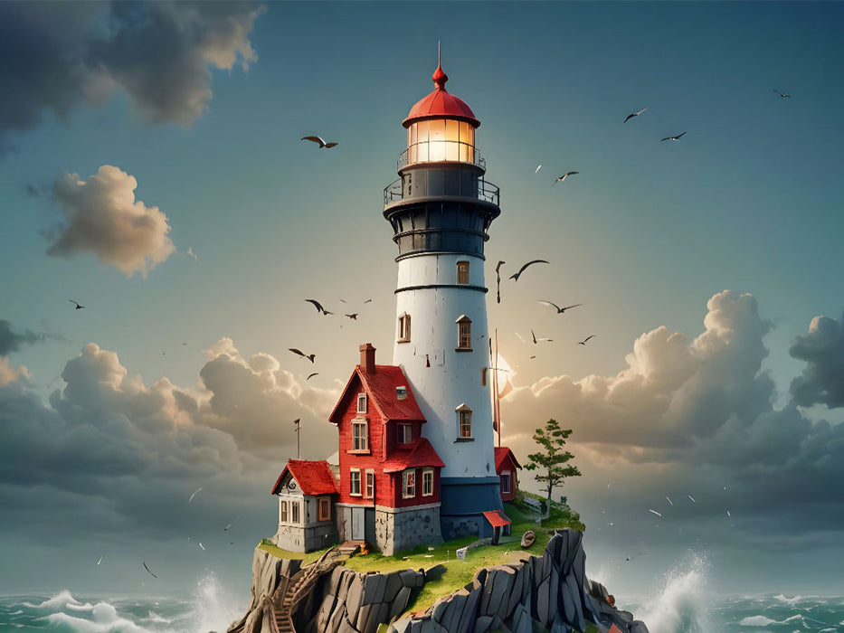 Leuchtturm - CALVENDO Foto-Puzzle'