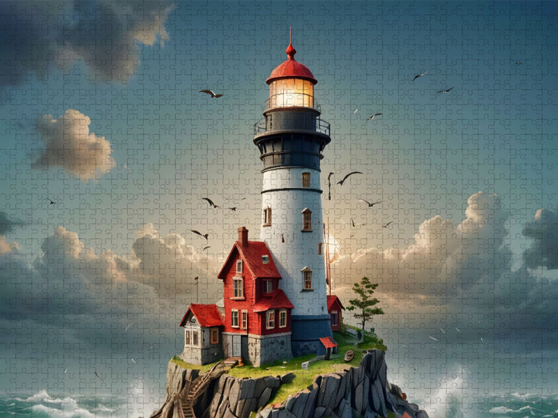 Leuchtturm - CALVENDO Foto-Puzzle'
