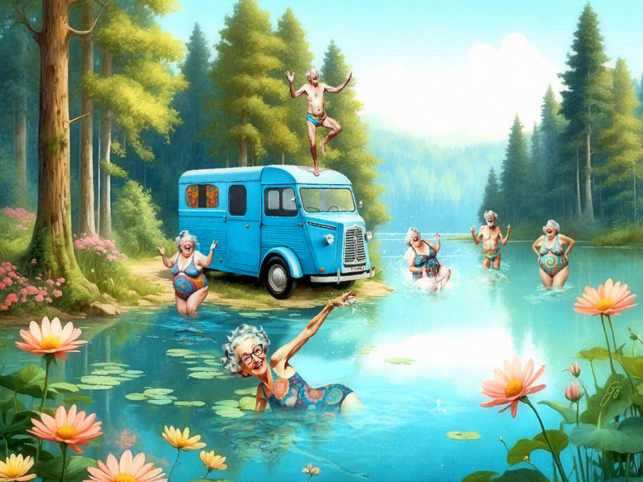 Badefreuden - CALVENDO Foto-Puzzle'