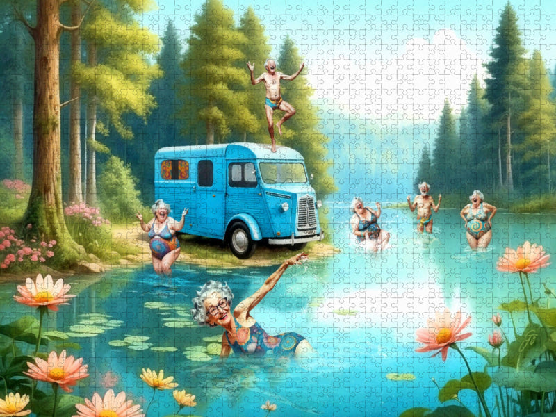 Badefreuden - CALVENDO Foto-Puzzle'