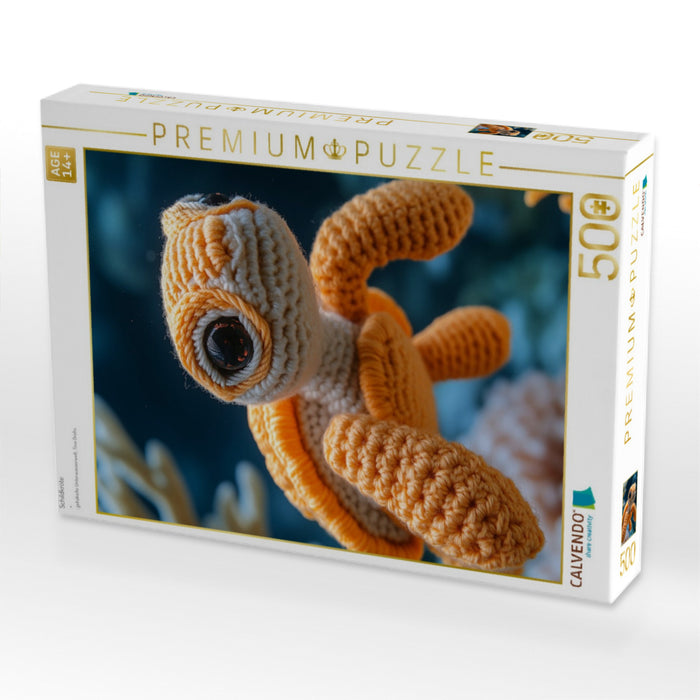 Schildkröte - CALVENDO Foto-Puzzle'