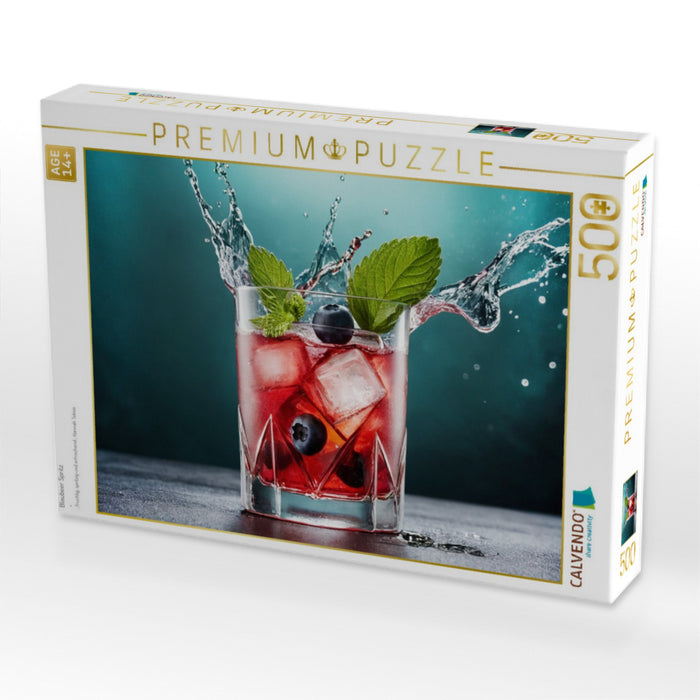 Blaubeer Spritz - CALVENDO Foto-Puzzle'