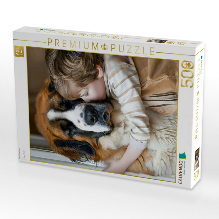 Bernhardiner - CALVENDO Foto-Puzzle'