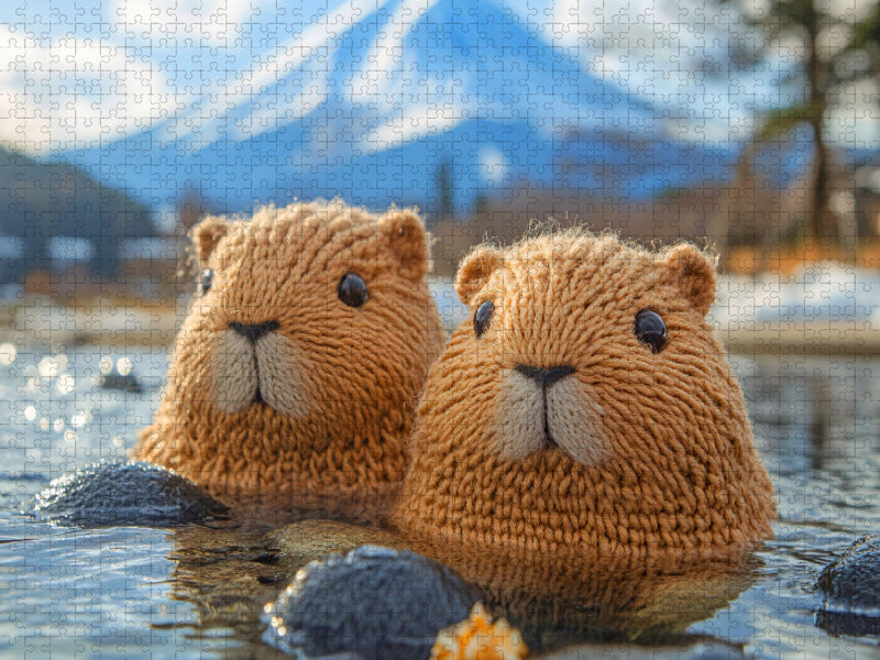Capybaras - CALVENDO Foto-Puzzle'