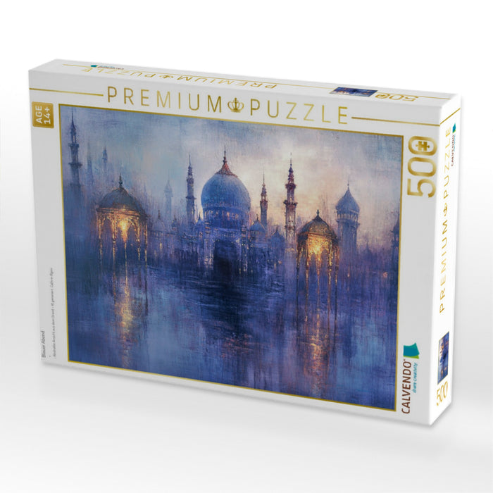 Blauer Abend - CALVENDO Foto-Puzzle'