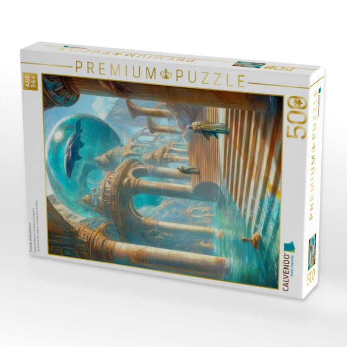 Fremde Zivilisationen - CALVENDO Foto-Puzzle'