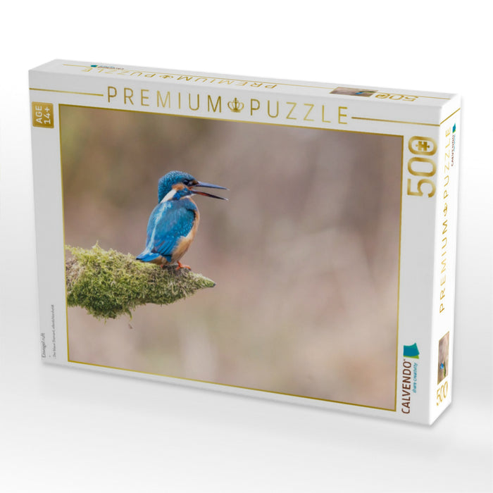 Eisvogel ruft - CALVENDO Foto-Puzzle'