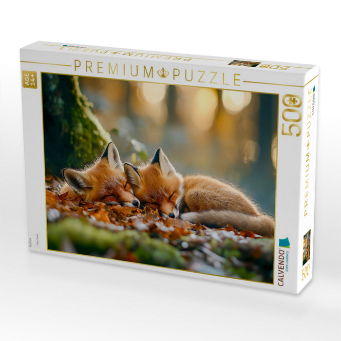 Füchse - CALVENDO Foto-Puzzle'
