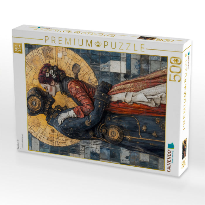 Der Kuss KI - CALVENDO Foto-Puzzle'