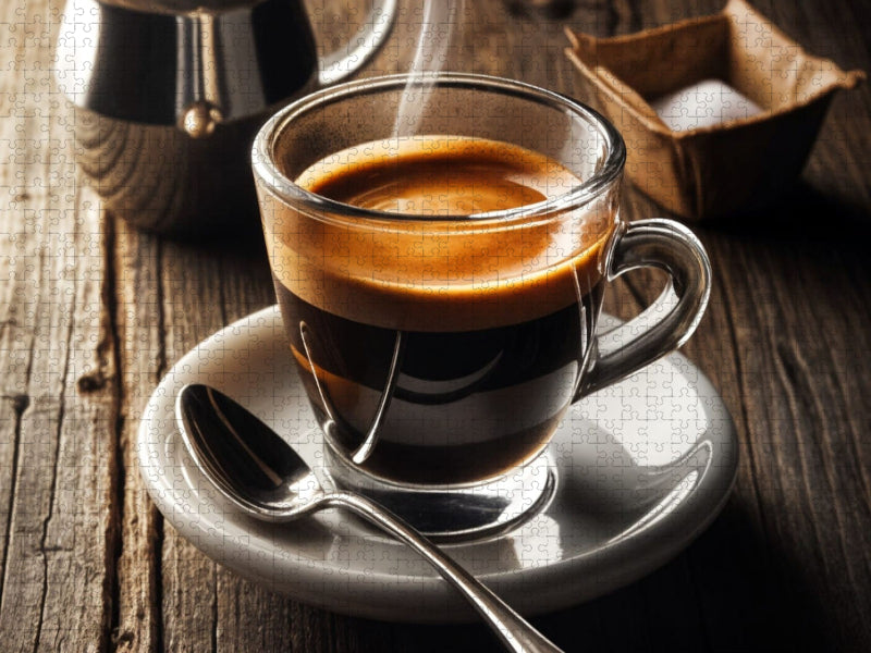 Kaffee Lungo - CALVENDO Foto-Puzzle'