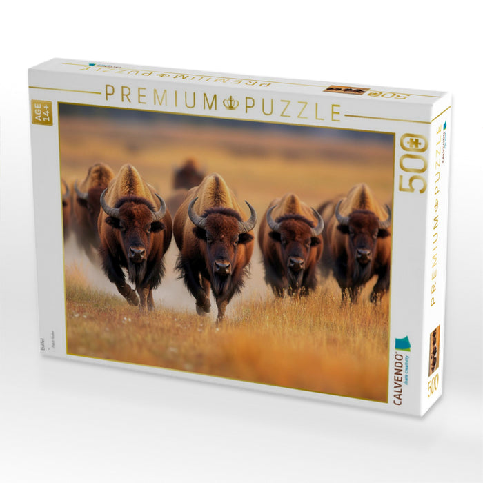 Büffel - CALVENDO Foto-Puzzle'