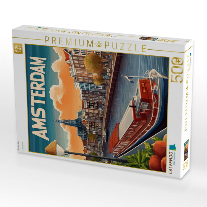 Amsterdam - CALVENDO Foto-Puzzle'