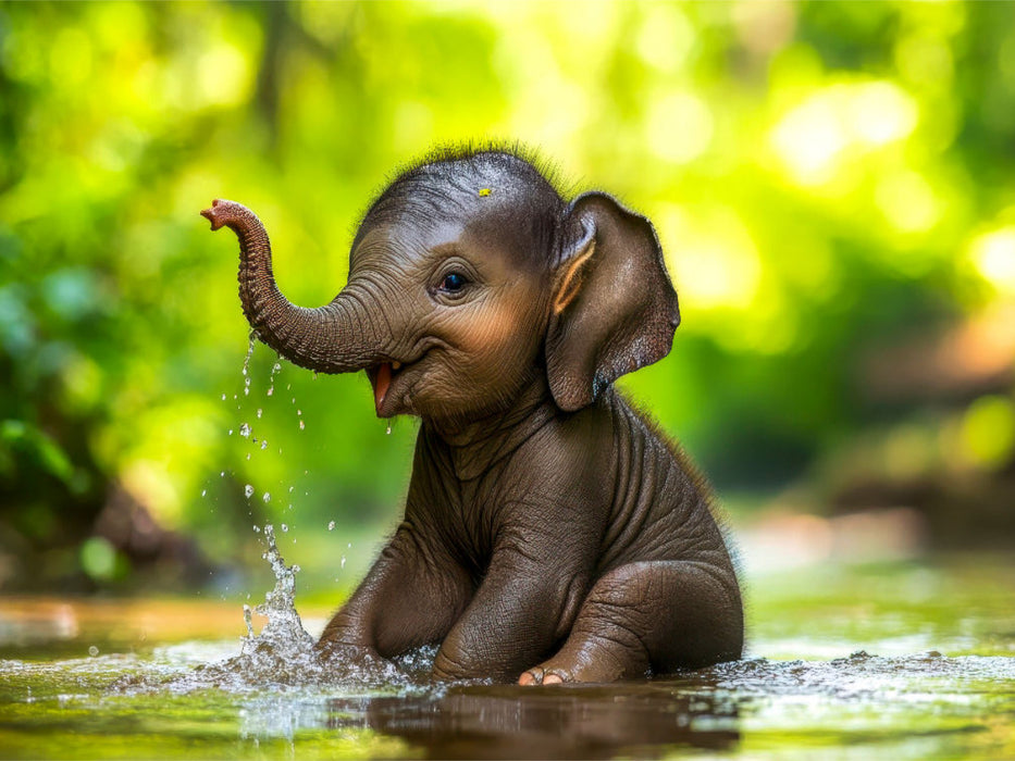 Elefanten - CALVENDO Foto-Puzzle'