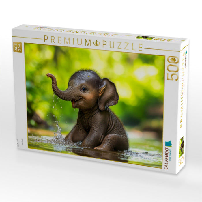 Elefanten - CALVENDO Foto-Puzzle'