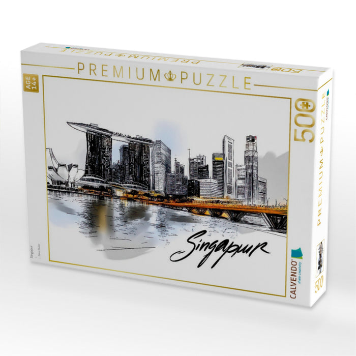 Singapur - CALVENDO Foto-Puzzle'