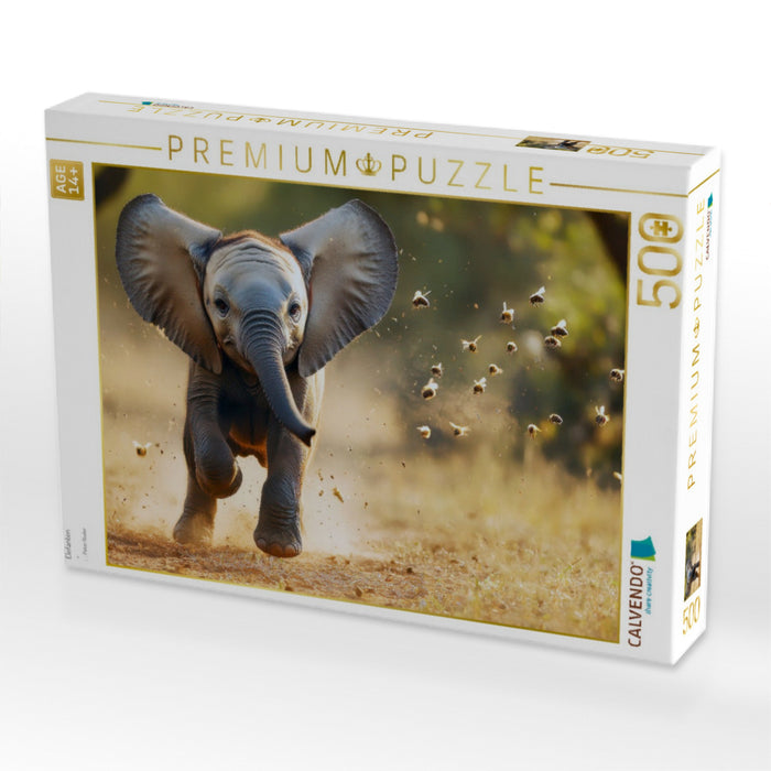 Elefanten - CALVENDO Foto-Puzzle'