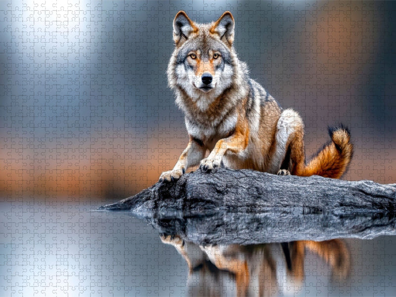 Wölfe - CALVENDO Foto-Puzzle'