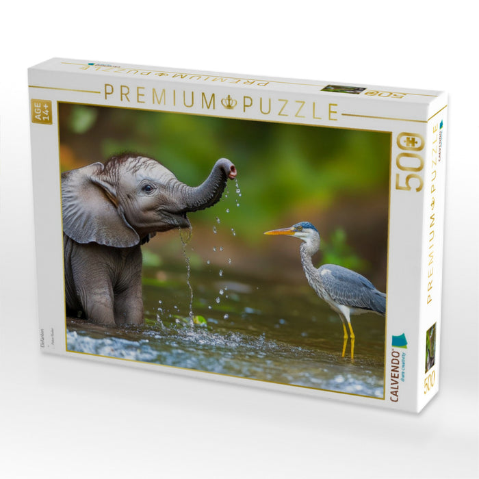 Elefanten - CALVENDO Foto-Puzzle'