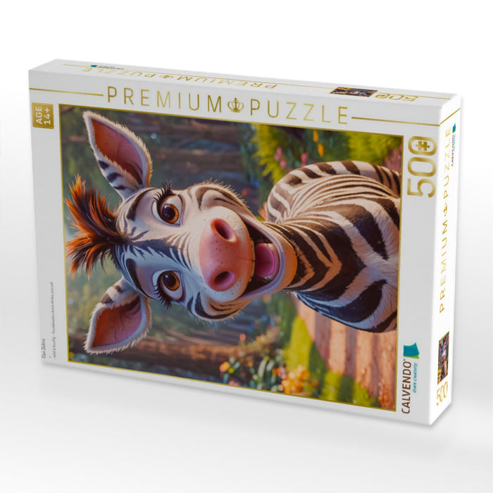 Das Zebra - CALVENDO Foto-Puzzle'