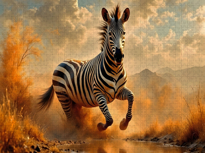 Zebra - CALVENDO Foto-Puzzle'