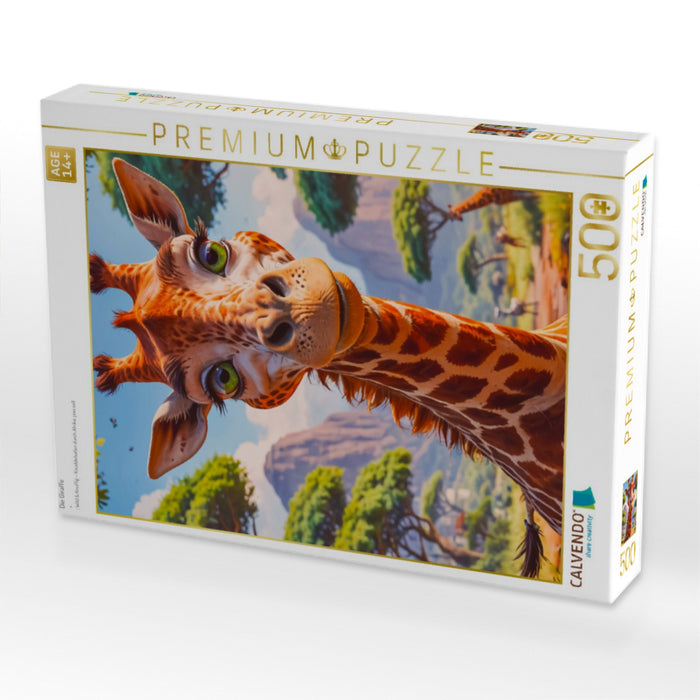 Die Giraffe - CALVENDO Foto-Puzzle'