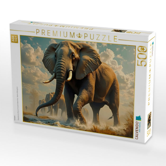 Elefant - CALVENDO Foto-Puzzle'