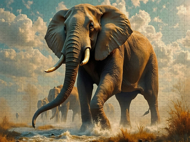 Elefant - CALVENDO Foto-Puzzle'