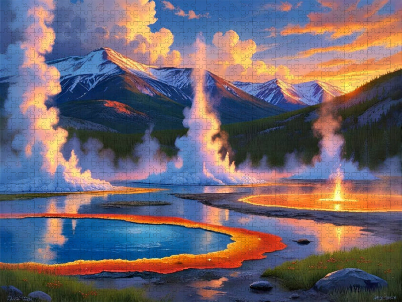 Energie durch Erdwärme - CALVENDO Foto-Puzzle'