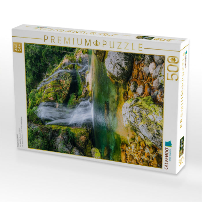 Virje Wasserfall - CALVENDO Foto-Puzzle'