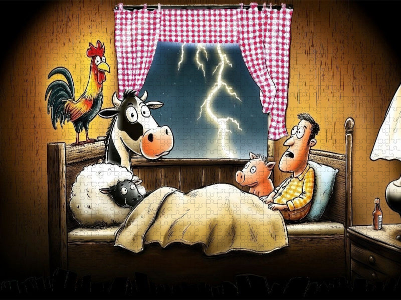 Gewitterangst - CALVENDO Foto-Puzzle'